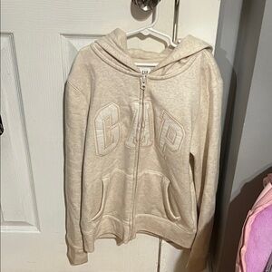 gap cream sparkly child sweater